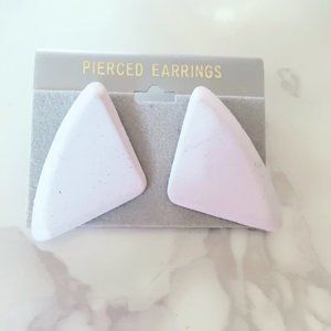 Gray Matte Earrings Pinup Vintage